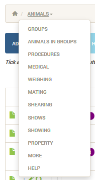 Navigation Dropdown How to Navigate the Program